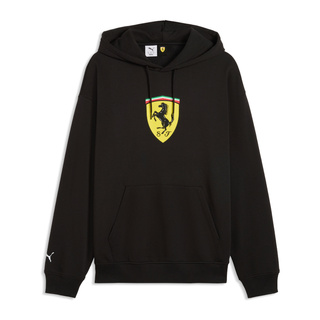 Bluza z kapturem Large Logo Scuderia Ferrari F1 2026 czarna Bluza z kapturem Large Logo Scuderia Ferrari F1 2026 czarna