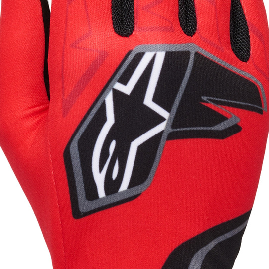 Rękawice Alpinestars Tech-1 K Race V2 Graphic 1 czerwone