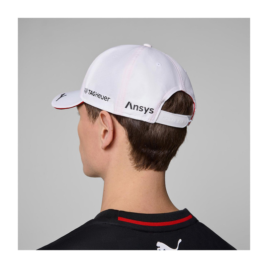 Czapka baseballowa męska Team biała Porsche Motorsport 2026