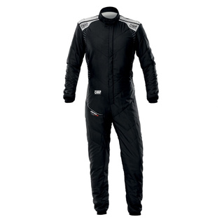 Kombinezon OMP ONE-S AIR czarno-srebrny (FIA)