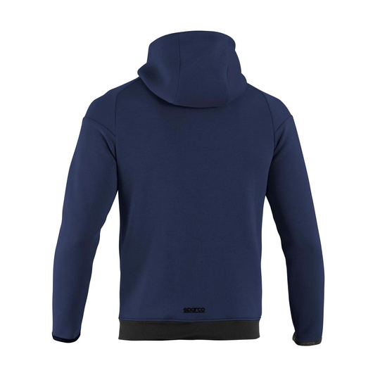 Bluza męska z kapturem Sparco Full Zip MY25 granatowa