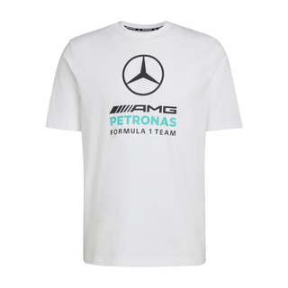 Koszulka t-shirt Large Logo Mercedes AMG F1 2026 biała Koszulka t-shirt Large Logo Mercedes AMG F1 2026 biała