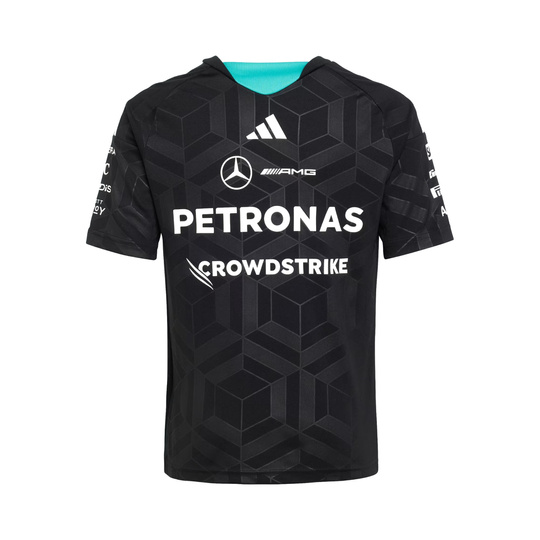 Koszulka t-shirt dziecięca czarna Team Mercedes AMG F1 2026