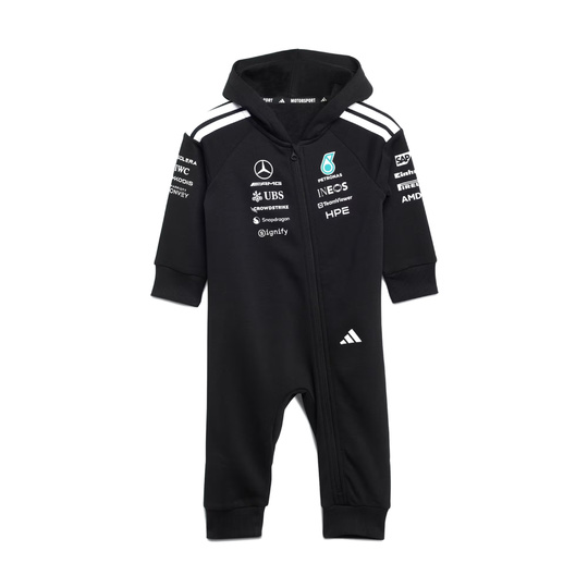 Kombinezon niemowlęcy czarny Mercedes AMG F1 2026