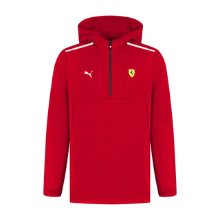 Bluza męska 1/4 Zip czerwona Ferrari F1 2025