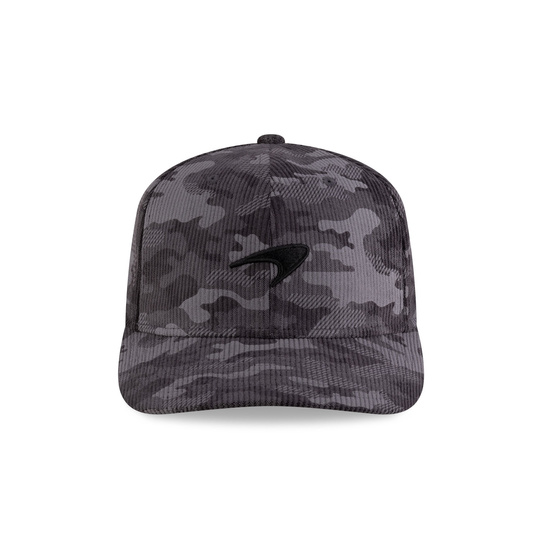 Czapka baseballowa męska Cord Camo szara McLaren F1 2025