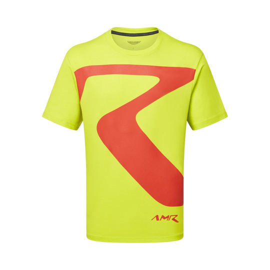Koszulka t-shirt AMR Graphic Aston Martin Racing 2026 limonkowa