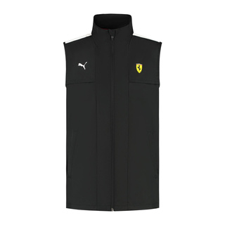 Bezrękawnik męski Logo czarny Ferrari F1 2025