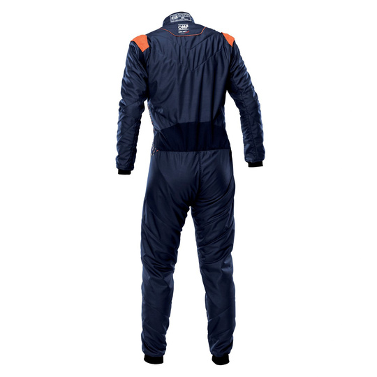 Kombinezon OMP ONE-S AIR granatowo-pomarańczowy (FIA)