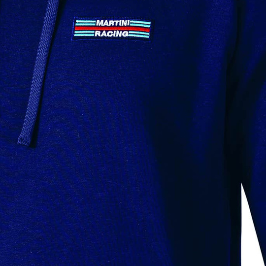 Bluza z kapturem Stripe Martini Racing Sparco granatowa