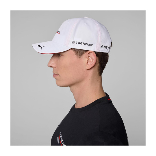 Czapka baseballowa męska Team biała Porsche Motorsport 2025