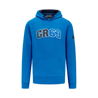 Bluza z kapturem George Russell Hoodie Blue Mercedes AMG F1