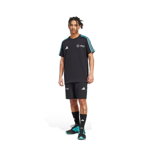Koszulka męska t-shirt czarna DNA Logo Mercedes AMG F1 2025