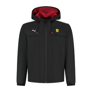 Kurtka przeciwdeszczowa Rain Scuderia Ferrari F1 czarna