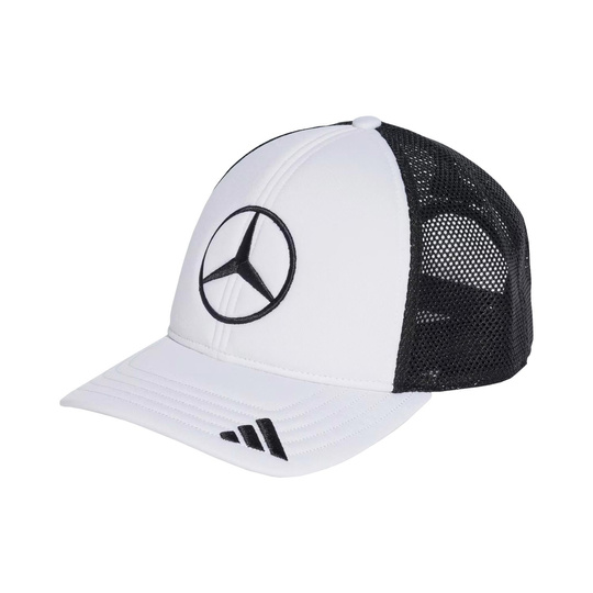 Czapka męska baseballowa biała Star Trucker Mercedes AMG F1 2025