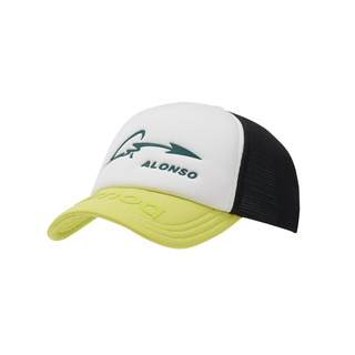 Czapka baseballowa męska Trucker Alonso Kimoa Aston Martin F1 2024