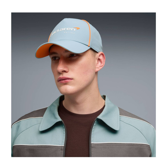 Czapka baseballowa męska niebieska Logo McLaren F1 2026