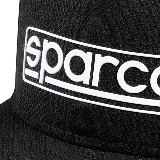 Czapka z daszkiem Stretch Sparco czarna