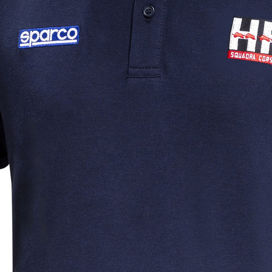 Koszulka polo Lancia HF Squadra Corse Lunetta Sparco granatowa
