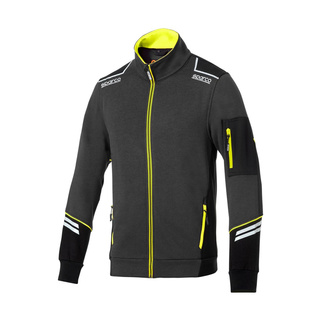 Bluza rozpinana Tech Sparco szara/żółta Bluza rozpinana Tech Sparco szara/żółta