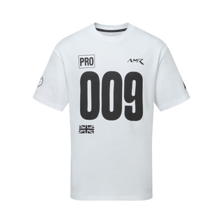 Koszulka t-shirt Limited Edition 009 Graphic Aston Martin Racing 2026 biało-czarna Koszulka t-shirt Limited Edition 009 Graphic Aston Martin Racing 2026 biało-czarna