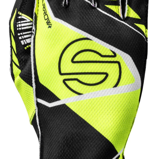 Rękawice Sparco K-Arrow+ 8877-2022 czarne/żółte (FIA)