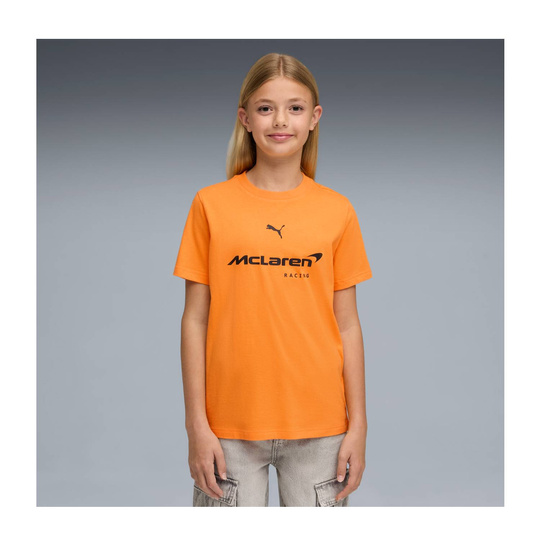 Koszulka t-shirt dziecięca Large Logo McLaren F1 2026 pomarańczowa