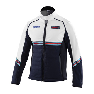 Kurtka Softshell Martini Racing Sparco granatowa/biała Kurtka Softshell Martini Racing Sparco granatowa/biała