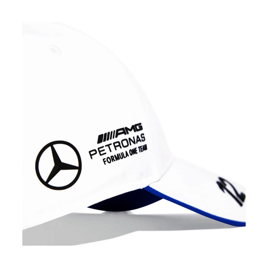 Czapka męska baseballowa biała Kimi Antonelli Mercedes AMG F1 2025