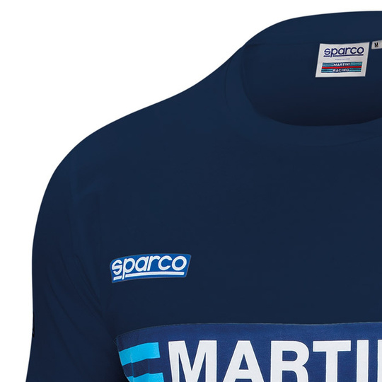 Koszulka t-shirt Martini Racing Sparco granatowa
