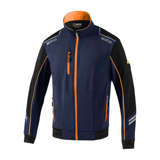 Kurtka Tech Sparco granatowa/pomarańczowa Kurtka Tech Sparco granatowa/pomarańczowa