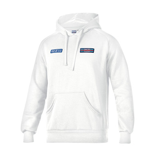 Bluza z kapturem Stripe Martini Racing Sparco biała Bluza z kapturem Stripe Martini Racing Sparco biała