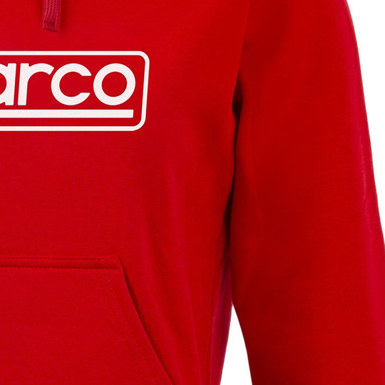 Bluza z kapturem damska Frame Sparco czerwona