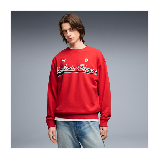 Bluza Crew Neck Scuderia Ferrari F1 2026 czerwona