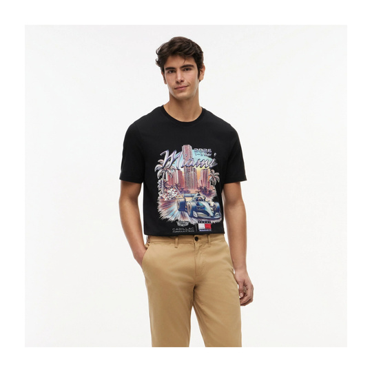 Koszulka męska t-shirt czarna Miami Graphic Cadillac F1 2026
