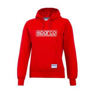 Bluza z kapturem damska FRAME Sparco czerwona