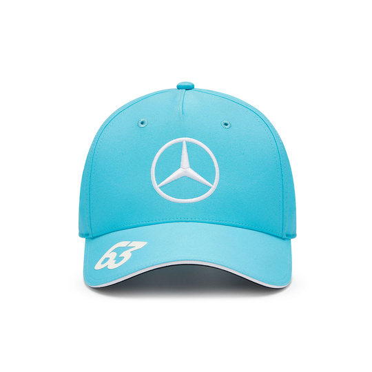 Czapka męska baseballowa Blue George Russell Mercedes AMG F1 2024