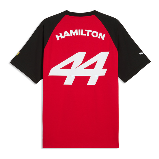 Koszulka T-shirt męska czerwona Hamilton Graphic Scuderia Ferrari F1 2026