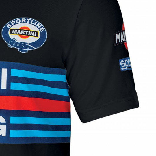 Koszulka t-shirt Martini Racing Sparco czarna