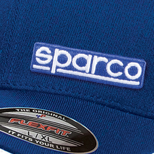Czapka z daszkiem Flexfit Sparco niebieska