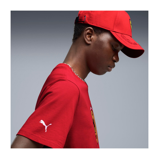 Koszulka T-shirt męska czerwona Large Logo Scuderia Ferrari F1 2026