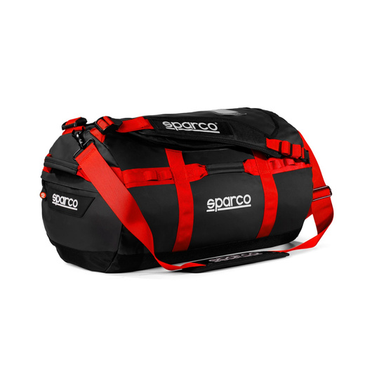 Torba podróżna DAKAR-S Sparco czarno-czerwona