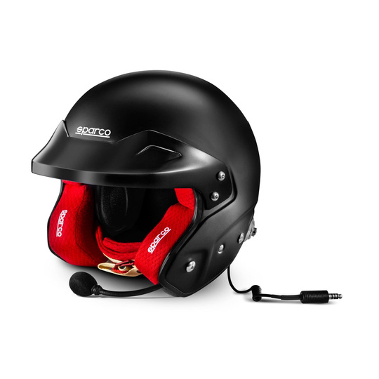 Kask otwarty Sparco Air RJ-I czarno-czerwony (FIA)