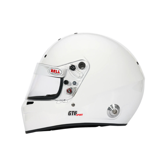 Kask zamknięty Bell GT6 SPORT Hans biały (FIA)