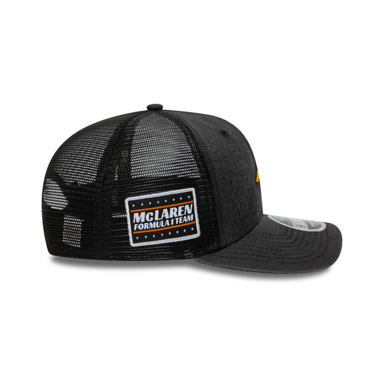 Czapka baseballowa męska Washed czarna McLaren F1 2025