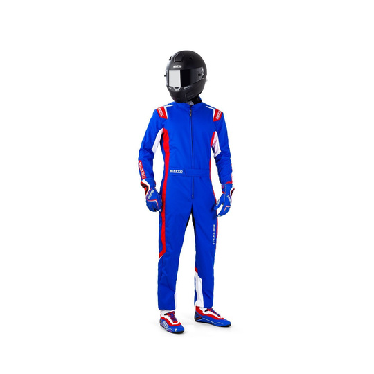 Kombinezon Sparco Thunder MY20 niebieski (CIK-FIA)