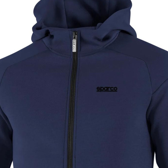 Bluza z kapturem rozpinana MY25 Sparco granatowa