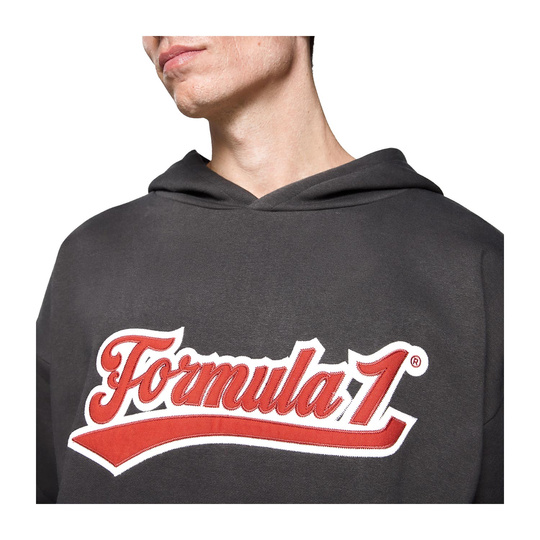 Bluza z kapturem Heritage Graphic Formula 1 czarna