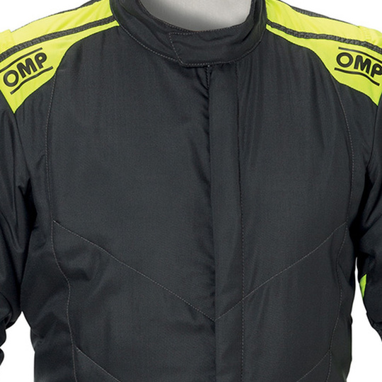 Kombinezon OMP ONE EVO AIR szaro-żółty (FIA)