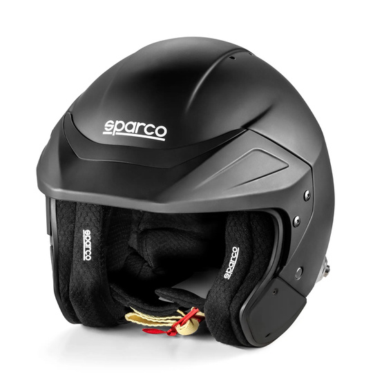 Kask otwarty Sparco Flux RJ czarny (FIA)